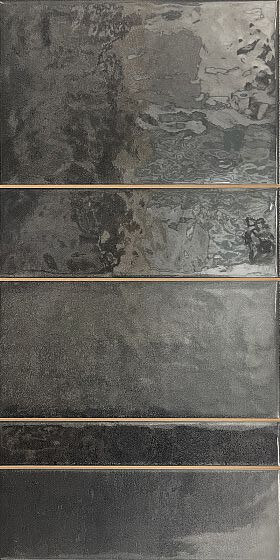Настенная плитка Dual Gres Kian Graphite, 30x60, под майолику, серая ...