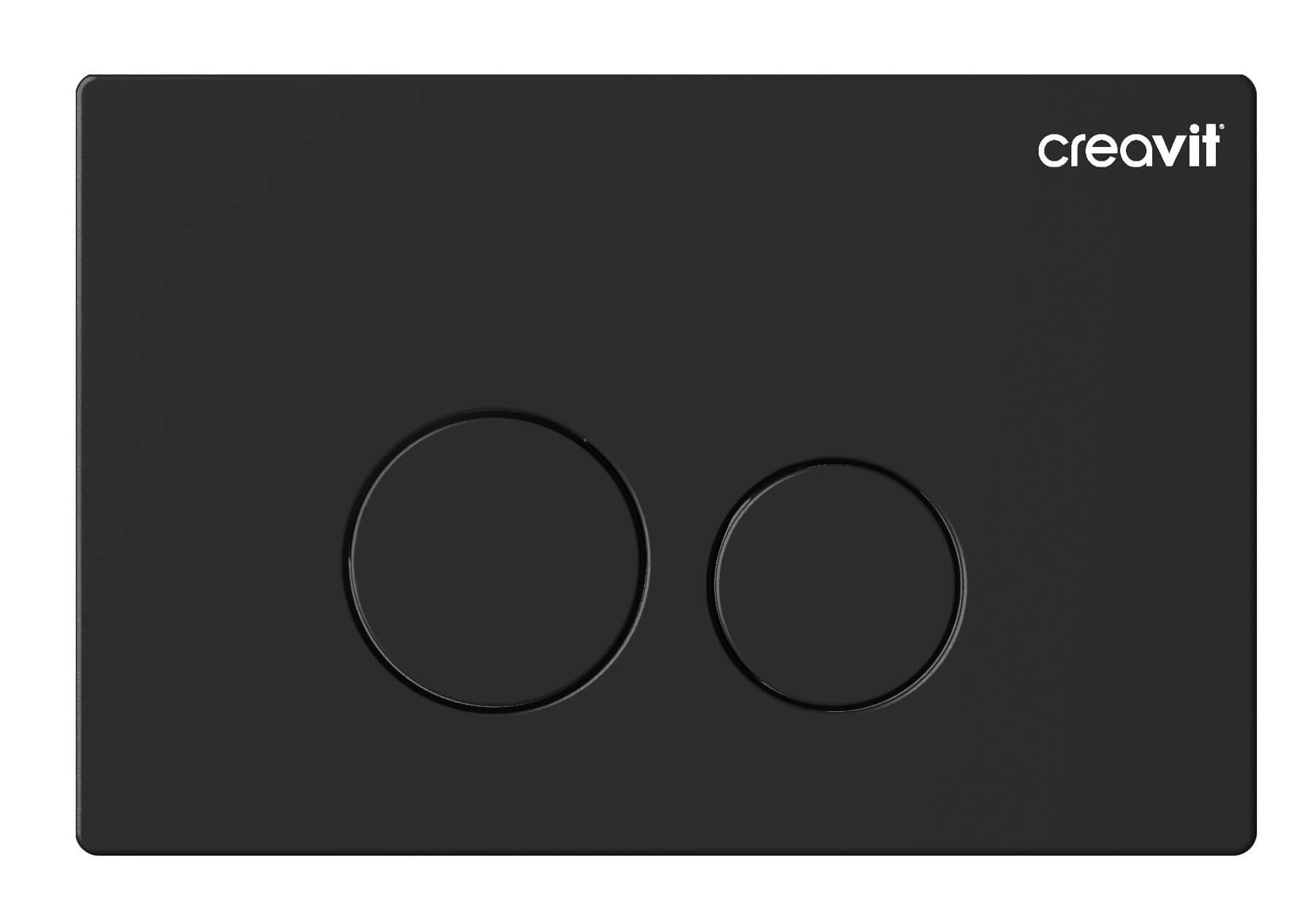Кнопка смыва Creavit Terra GP9002.01 цвет чёрный купить в Москве.