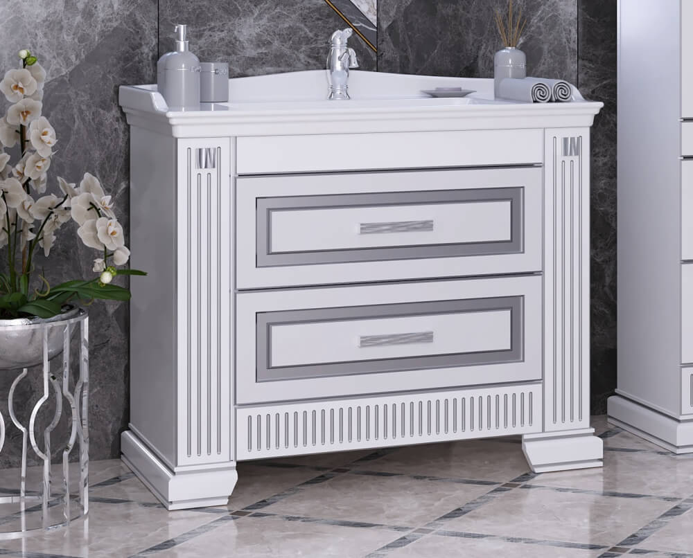 Тумба под раковину Opadiris Риспекто 100 Орех антикварный Z0000001784 ...