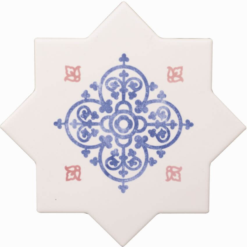 Cevica Becolors Star Dec. Arabesque 13.25x13.25 ID 417062 - 1