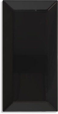 Tau Ceramica Biselado Classic Black 7.5x15 ID 474970 - 1