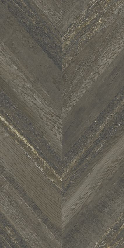 Aparici Chevron Walnut Stamp 49.75x99.55 ID 544837 - 1