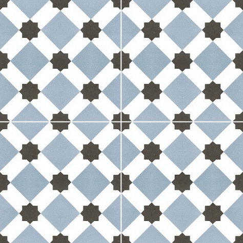 Niceker Chic Howard Blue 45x45 ID 283222 - 1