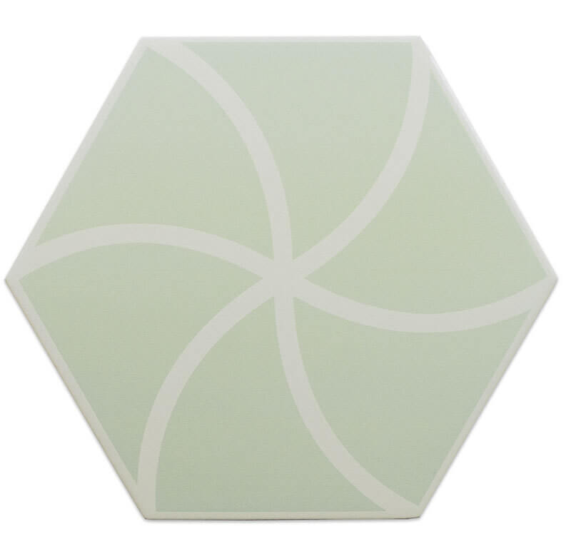 DNA Tiles Fancy Waves Mint 20x23 ID 468696 - 1
