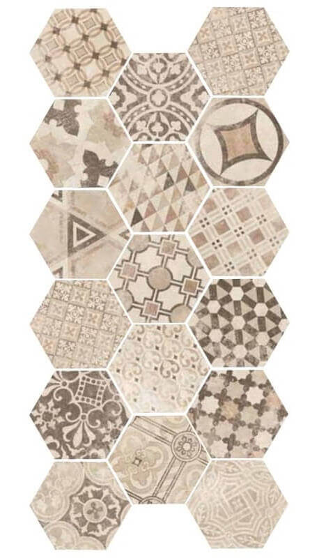 Equipe Hexatile Cement Garden Sand 17.5x20 ID 258760 - 1