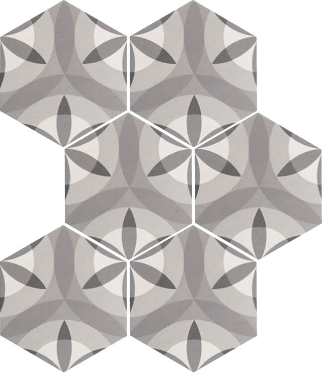 Equipe Hexatile Nature B&W 17.5x20 ID 375553 - 1