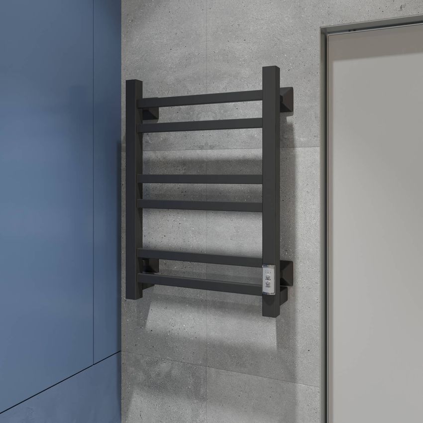 Полотенцесушитель электрический Ewrika Пенелопа КВ 60*40 черный, 45 ...