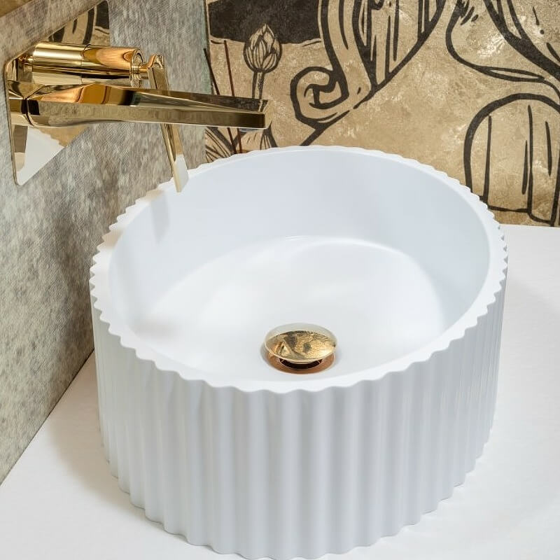 Раковина накладная Boheme Monaco 878-W, цвет белый купить в КЕРАМ МАРКЕТ®
