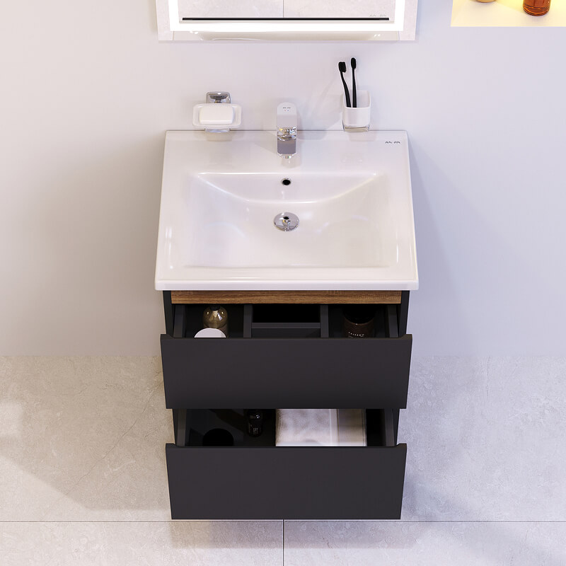 Тумба под раковину Am.Pm X-Joy 55 M85AFHX0552BM купить в Москве.