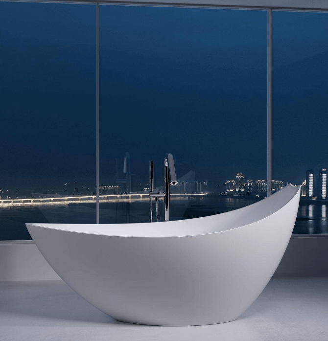 Ванна из искусственного камня NS Bath NSB-17801G 176x83 купить в Москве.