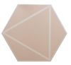 DNA Tiles Fancy Lines Pink 20x23 ID 468688
