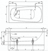 Стальная ванна Bette Form 150x70