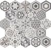 Equipe Hexatile Harmony B&W 17.5x20 ID 269685