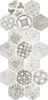 Equipe Hexatile Cement Garden Grey 17.5x20 ID 258759