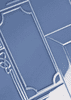 Etruria Art Deco China Blue 12.5x25 ID 284724