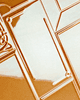 Etruria Art Deco Caramel Craquele 12.5x25 ID 284798