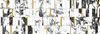 Meissen White Stream Темно-серый 25x75 ID 479563